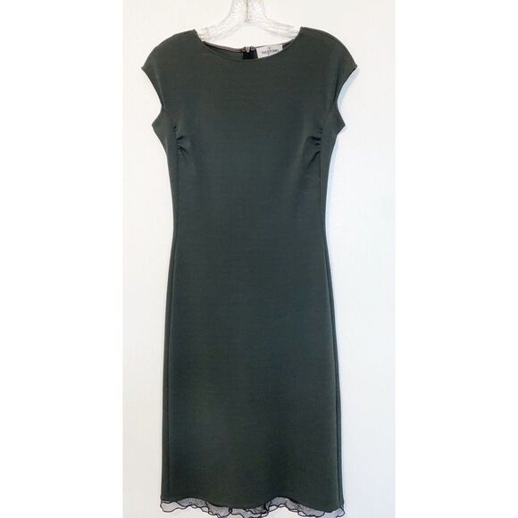 Valentino Dresses & Skirts - Vintage Valentino Miss V Gray Pencil Dress Small